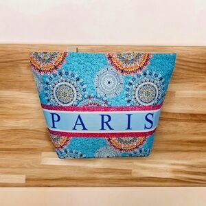 NWT Colorful Paris Tote Bag |Large Paris France Travel Bag | Beach Bag